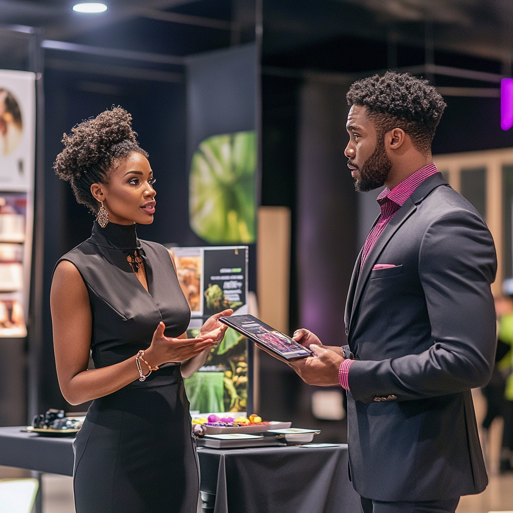 confident Black_men_and women dressed in stylish